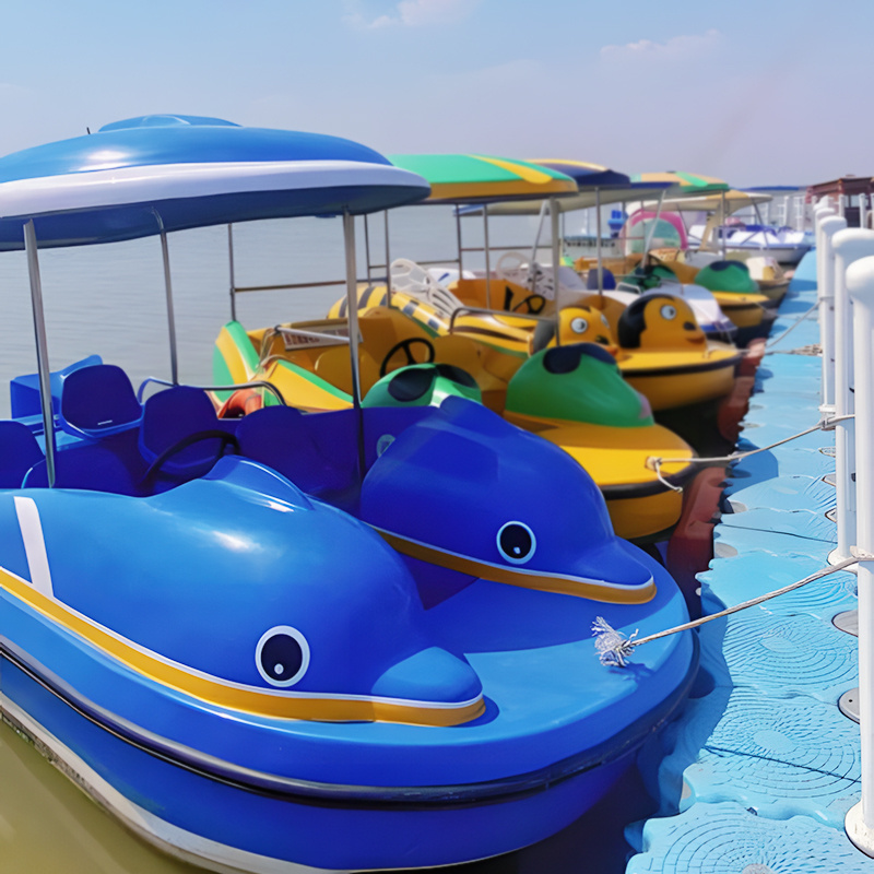 High Quality Good Renting Business Water Fiberglass Boat 6 Seats Electric Motor Boat for Sale