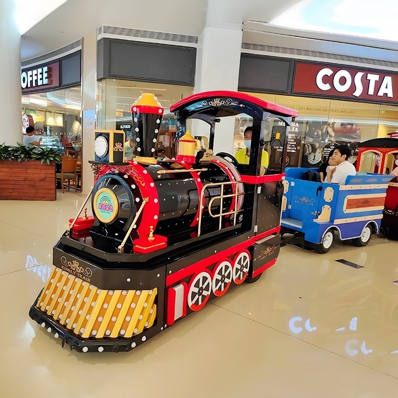 Cheap Outdoor Amusement Park Facilities Indoor Shopping Mall Rides Kiddie Games Electric Mini Trackless Train ride For Sale