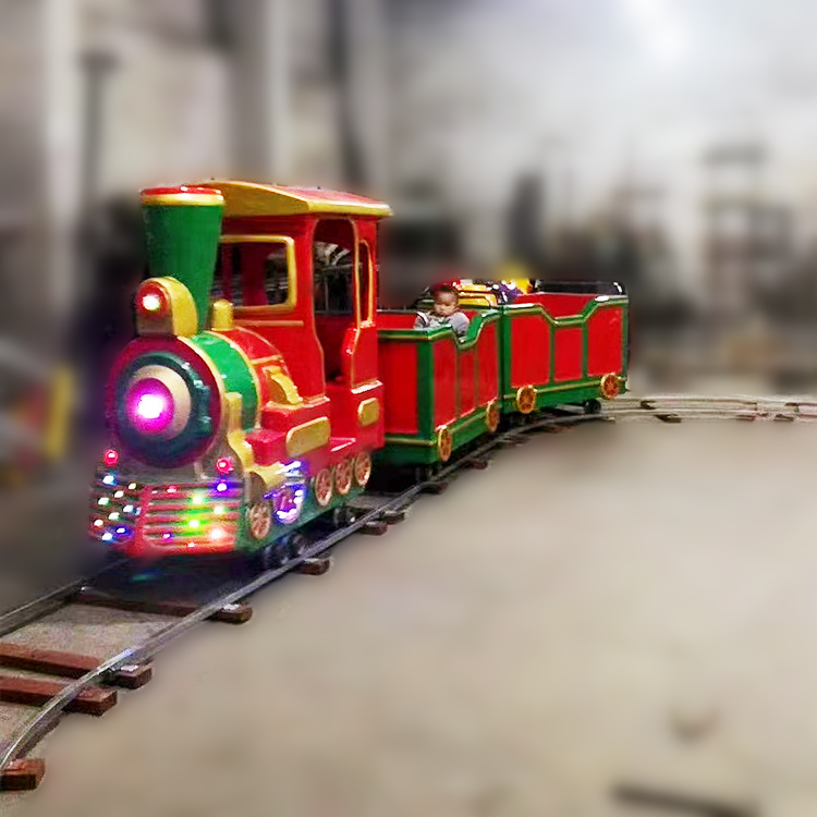 Track Train Adult And Children Tourist Train Outdoor Amusement Rail Train Ride For Shopping Mall And Playground