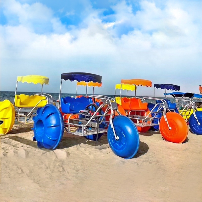 Colorful Water Pedal Boat Tricycle Aqua Cycle Water Trikes Water Tricycle for Sale