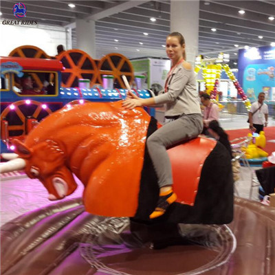 Inflatable entertainment game machine mechanical bull riding for sale