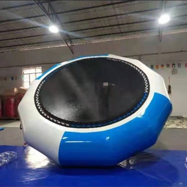 Mini Commercial Water Park Inflatable Trampoline with Slide Cheap Water Island Floating Park for Sale