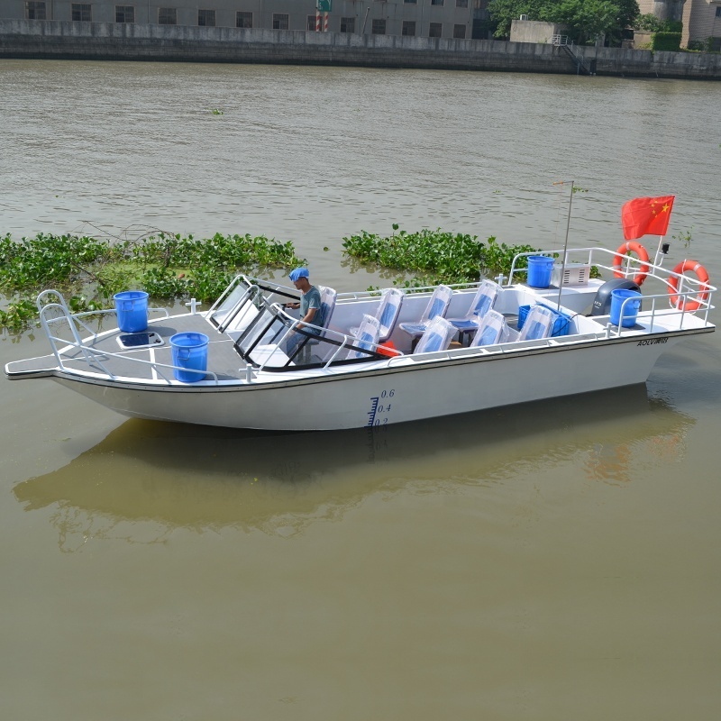 Hot Sale Comfortable Sports Boat High Speed Convertible Patrol Boat 7.5M/25ft Aluminum Pilot Boat