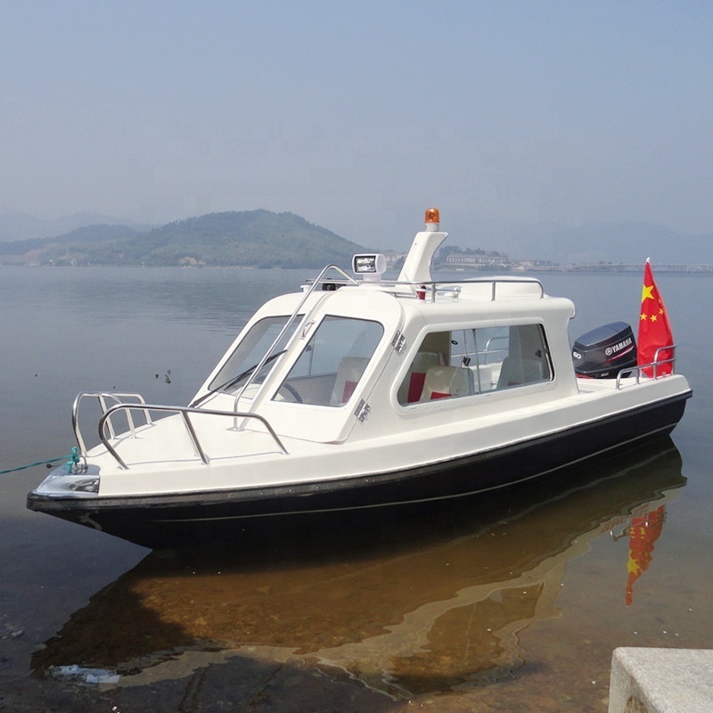 High Speed FRP Water Taxi Boat Sightseeing Passenger Boat 5.6m/18.4Ft Passengers Tourism Boat