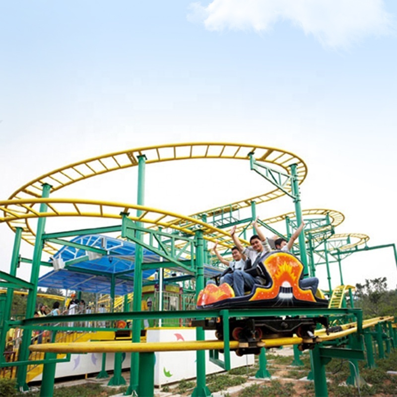 Chinese Amusement Rides 16/24 Seats 4/5 Cars Suspended Spinning Sliding Roller Coaster for Sale