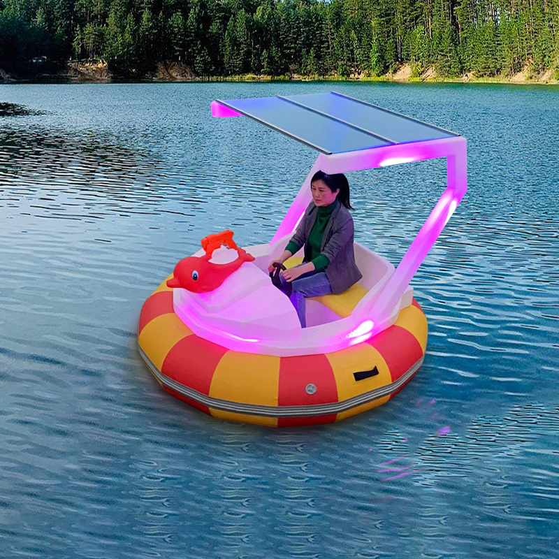 New Style Electric Plastic Boat Motorized Kids Or Adults Water Bumper Boat For Sale