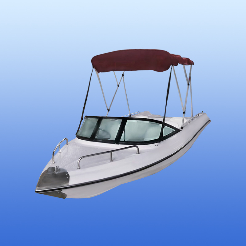 CE approval 8 person fiberglass 538 5.38m mini jet speed boat hot sale in philippine