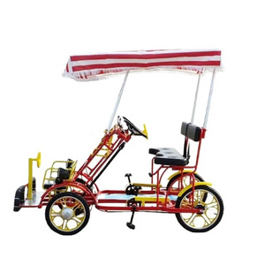 entertainment family rides Park Quadricycle surrey bike/tandem bike for sale