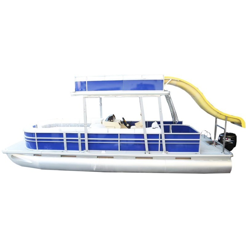 New Trend Party Leisure Ships House boat 14-30ft Sport Speed Boat Aluminum Luxury Pontoon Boat For Sale