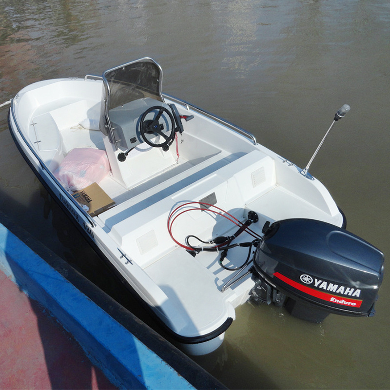 4 Seats Fishing Boat Popular Mini Fiberglass boat 4.2m Yacht Without Outboard Motor