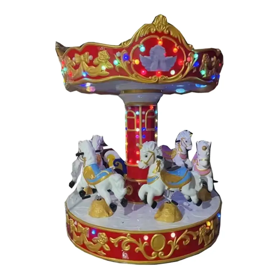 Good Item Shopping Mall Indoor Kids Mini Rotary Carousel Rides Fun Park Kiddie Rides Coin Operated Merry Go Round Horses