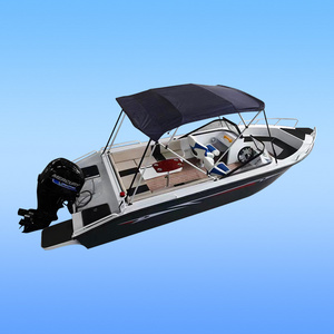 Summer Hot Sale 5.8m 19ft yacht Luxury Speed Boat 580 Aluminium Open Fishing Boat for Sale