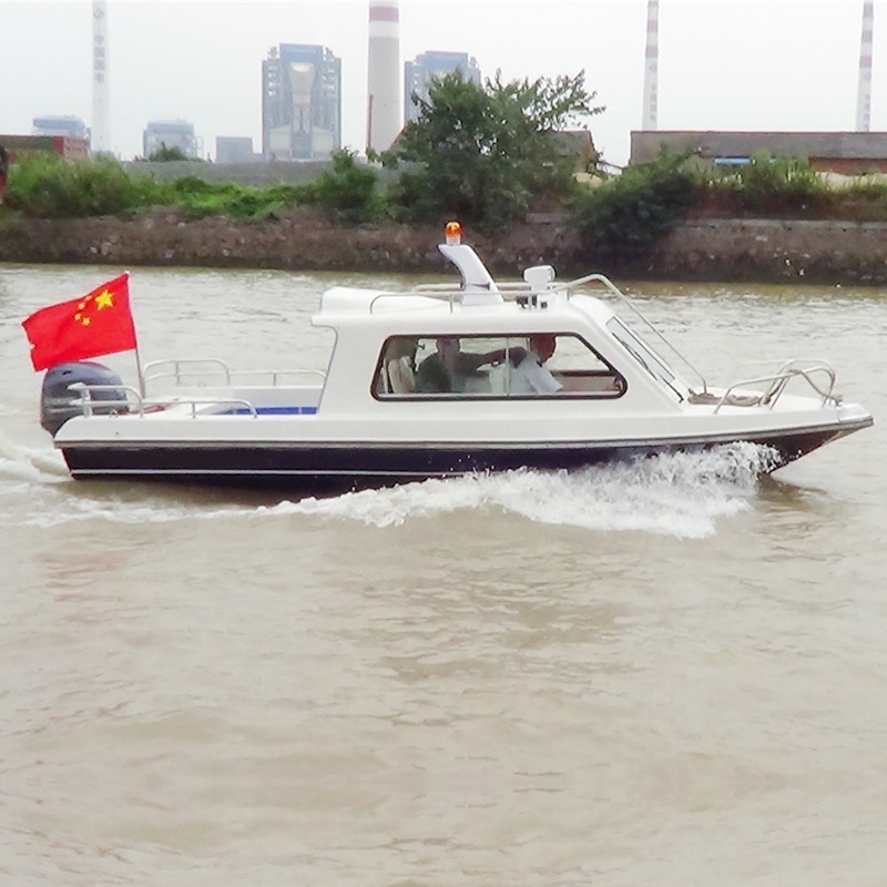 High Speed FRP Water Taxi Boat Sightseeing Passenger Boat 5.6m/18.4Ft Passengers Tourism Boat