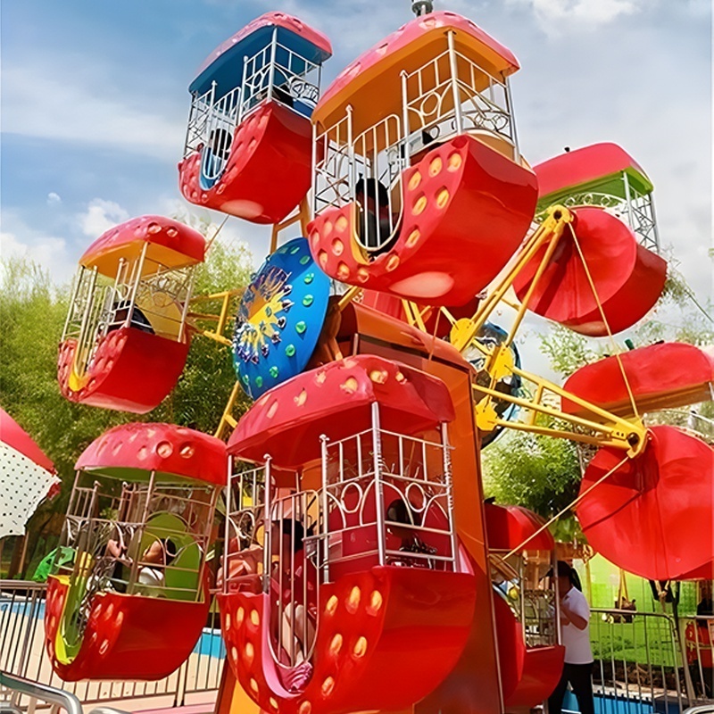 City fun park games children rides double sides 20 seats small ferris wheel for sale