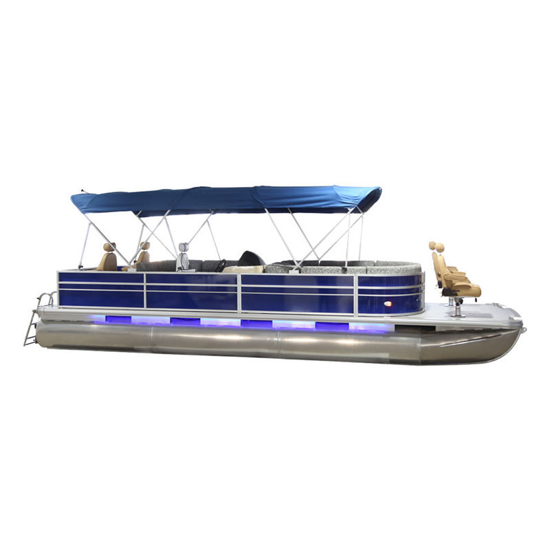 2023 new product aluminum pontoon yacht boat Sport Yacht Cruising Leisure Cabin Vessel Speed Boat for Offshore Waters