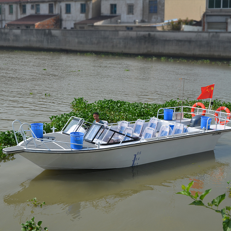 Hot Sale Comfortable Sports Boat High Speed Convertible Patrol Boat 7.5M/25ft Aluminum Pilot Boat