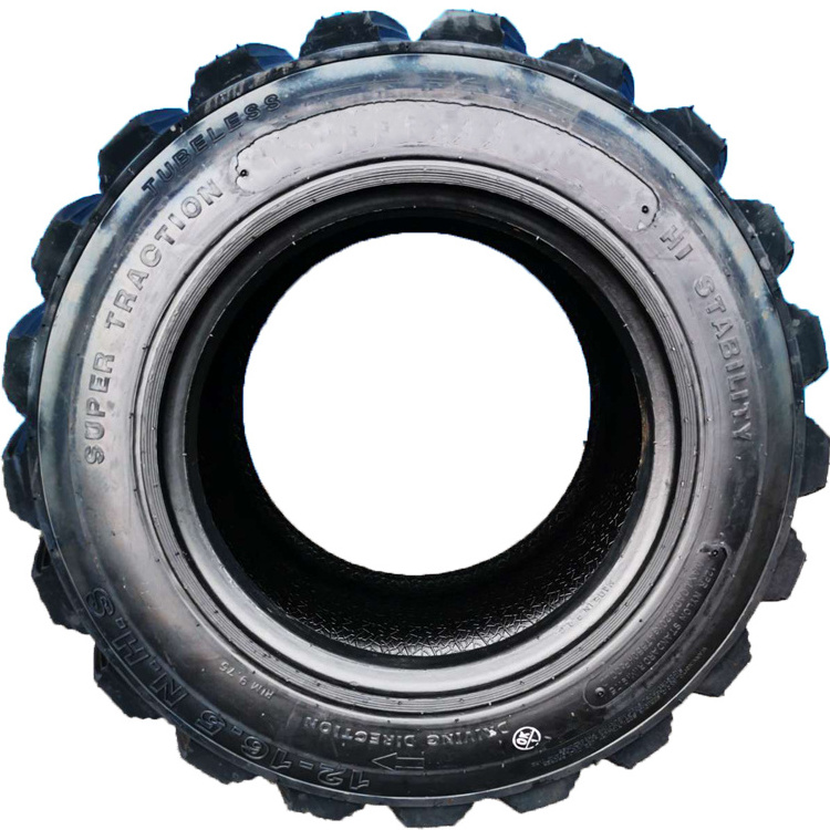 China high quality best selling cheap bias SKS-01 pattern OEM skid steer Tubeless Tires tyres 10-16.5