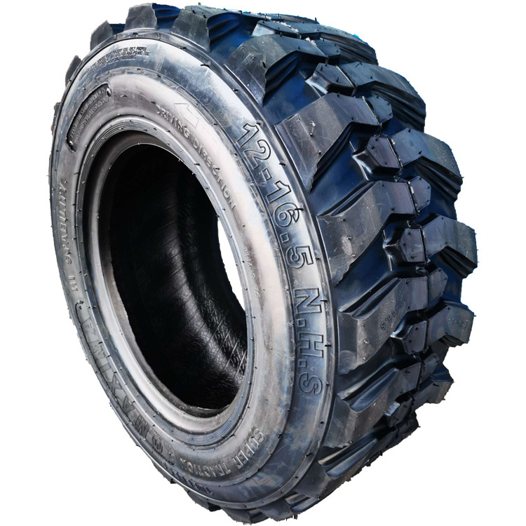 China high quality best selling cheap bias SKS-01 pattern OEM skid steer Tubeless Tires tyres 10-16.5