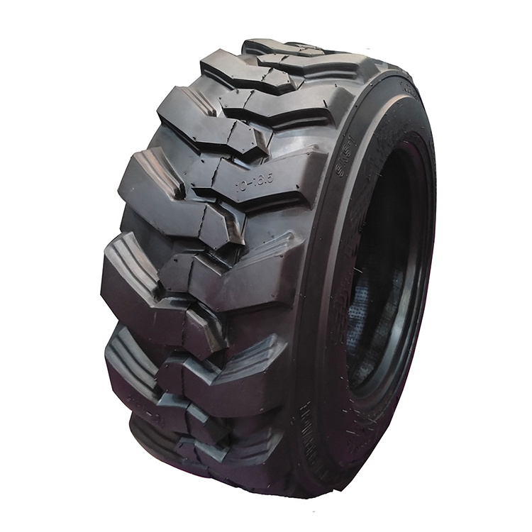 China high quality best selling cheap bias SKS-01 pattern OEM skid steer Tubeless Tires tyres 10-16.5