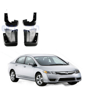 For Honda Civic 2006-2011 Mudflaps Splash Guards Front Rear Mud Flap Mudguards Fender 2007 2008 2009 2010 Set Molded Mud Flaps