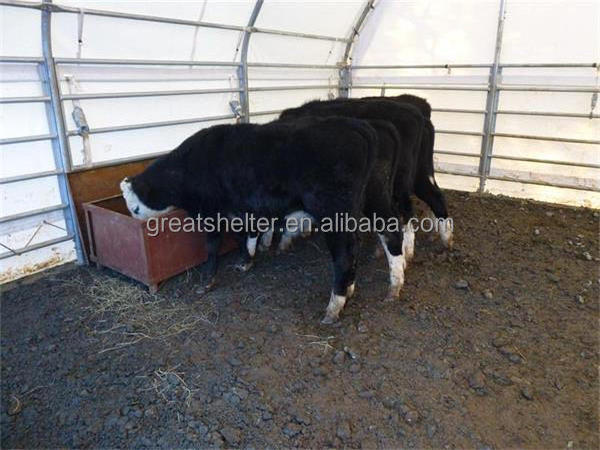 portable cattle barn tent, horse barn, goat tent barn