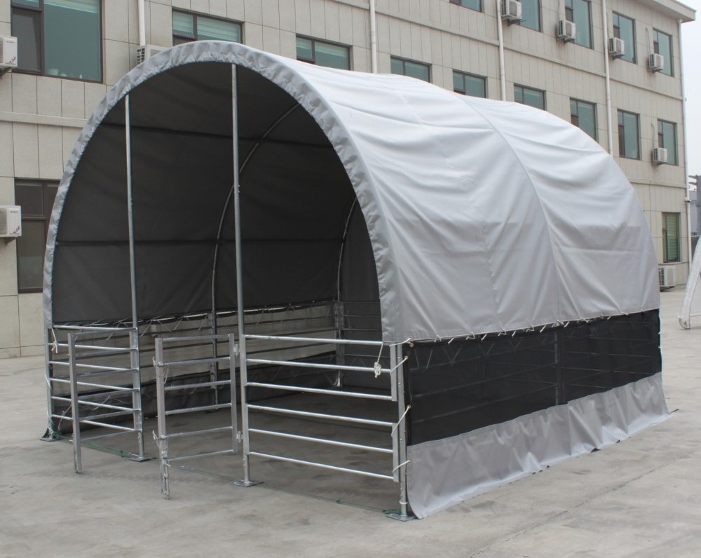 GS Shelter Tents For Sale In Kenya Prefab Pvc Tarp Cattle Barns Sheep Animal Tent Livestock Portable Shelters