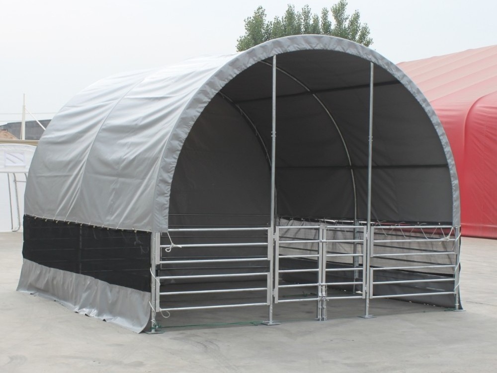 GS Shelter Tents For Sale In Kenya Prefab Pvc Tarp Cattle Barns Sheep Animal Tent Livestock Portable Shelters