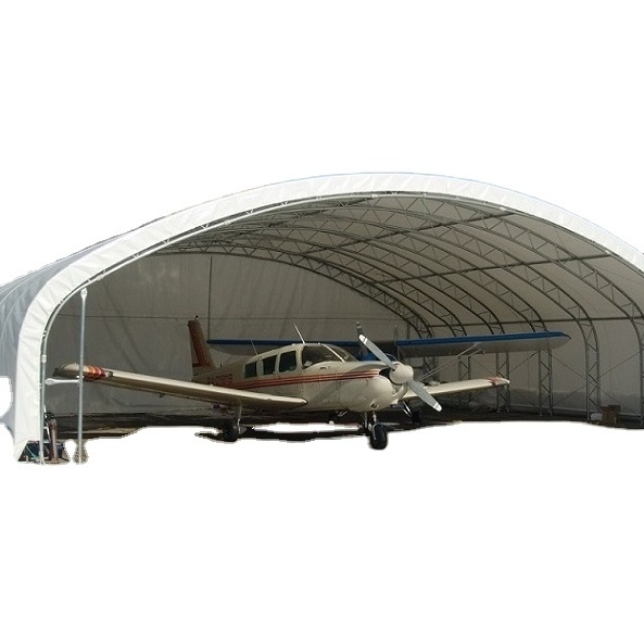 GS Hangar Tent PVC Fabric Warehouse Tent Portable Aircraft Hangar