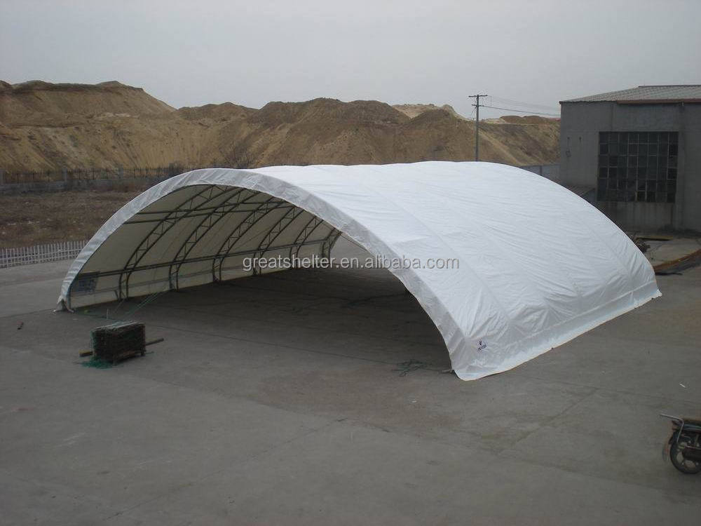 Portable Galvanized Dome Frame Container Garage For Sale 4040 Shipping Container Garage Cover Tent