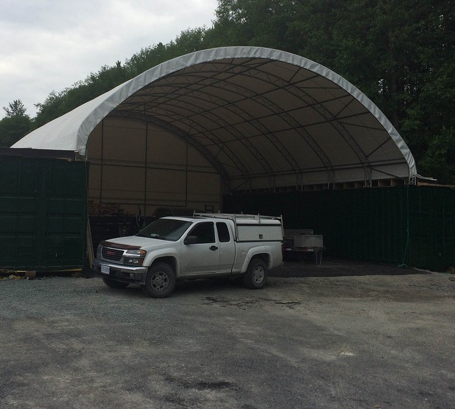 Portable Galvanized Dome Frame Container Garage For Sale 4040 Shipping Container Garage Cover Tent