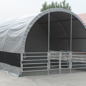 GS Cattle Canopy Animal Livestock Pvc Horse Sheep Tent Shed Shelter For Sale