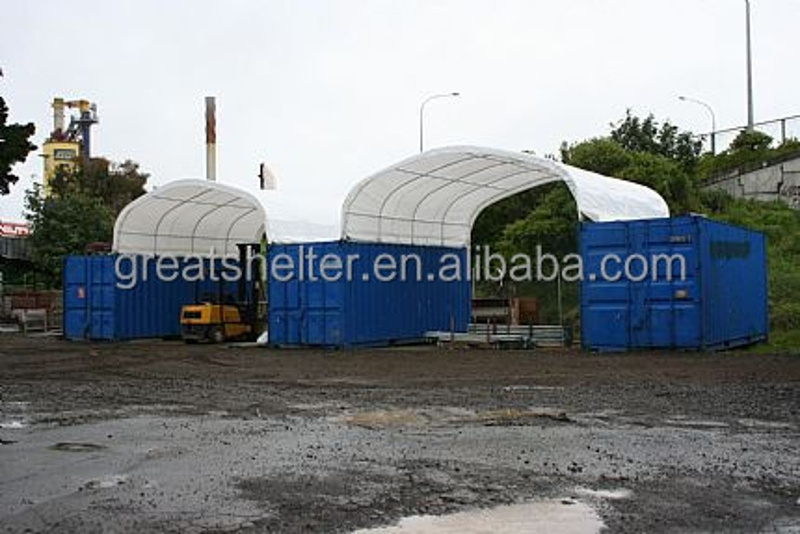 GS Factory Direct Supply C3320 Tent C2040 Container Dome Shelter 6m Wide Outdoor Quick Assembly Container Canopy