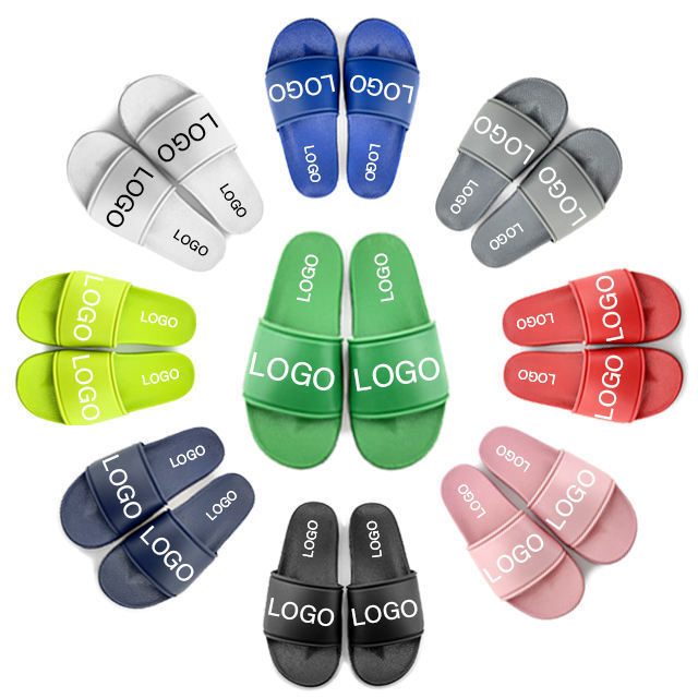 Greatslides Green Sandals For Women Flat Slippers,Blank Sublimation Sandals,Customized Flat Heel Women Sandals