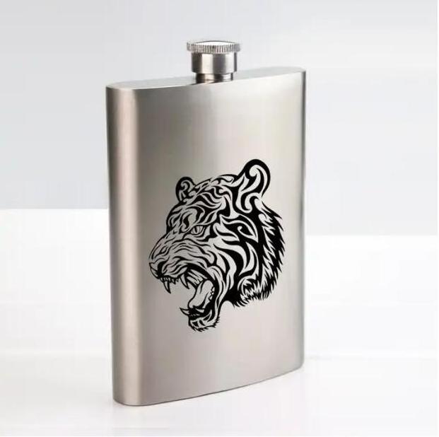 Premium Sublimation Heat Press BPA Free Stainless Steel Wine Flask 6oz 8oz Liquor Whiskey Flasks Men Sublimation Shot Glass