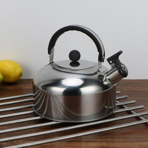 stainless steel hemisphere flat bottom tea water kettle for induction cooker gas multi-purpose teakettle