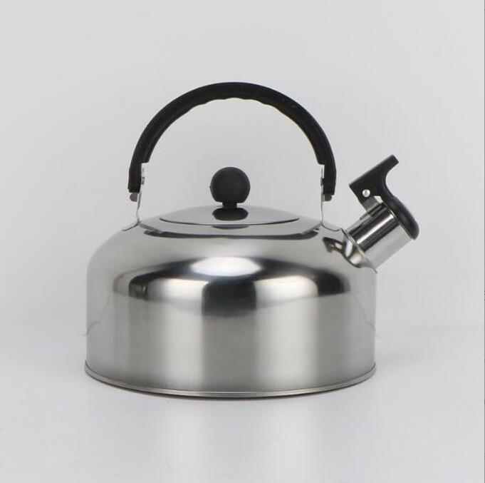 stainless steel hemisphere flat bottom tea water kettle for induction cooker gas multi-purpose teakettle