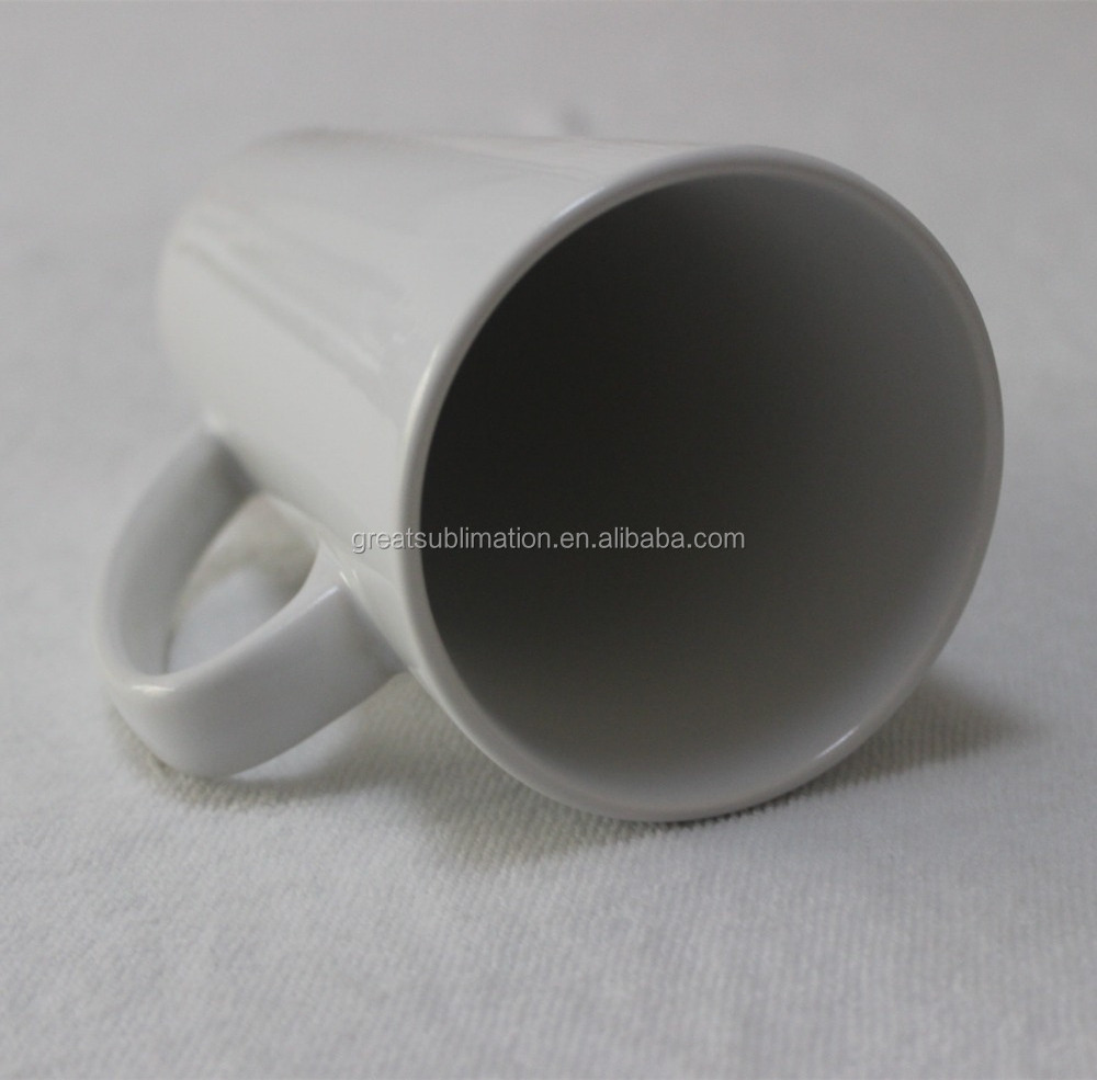 16oz tall latte coffee mug V shape sublimation ceramic cup