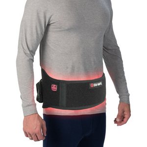 heated back wrap with 7.4v battery lumbar therapy pad