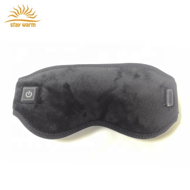 OEM relieve fatigue insomnia therapy USB heated eye mask for eye pain relief patch