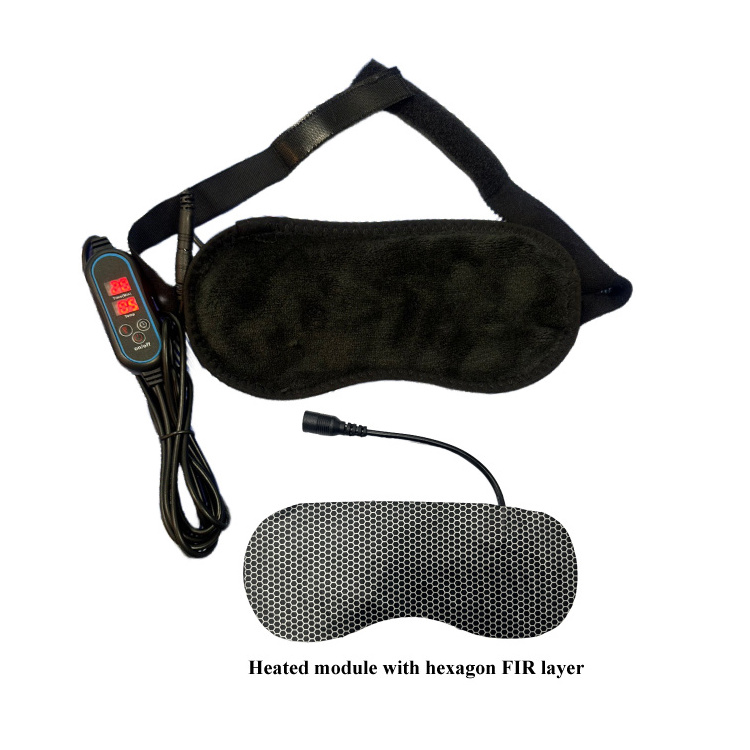 OEM relieve fatigue insomnia therapy USB heated eye mask for eye pain relief patch