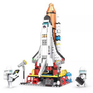 COGO 4421 Plastic ABS Space Series Construction Satellite Plastic DIY Building Blocks