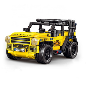 60016 Transportation Tech car - Land Rover Defender model  MOC Building Blocks Model Assembly Brick Toys