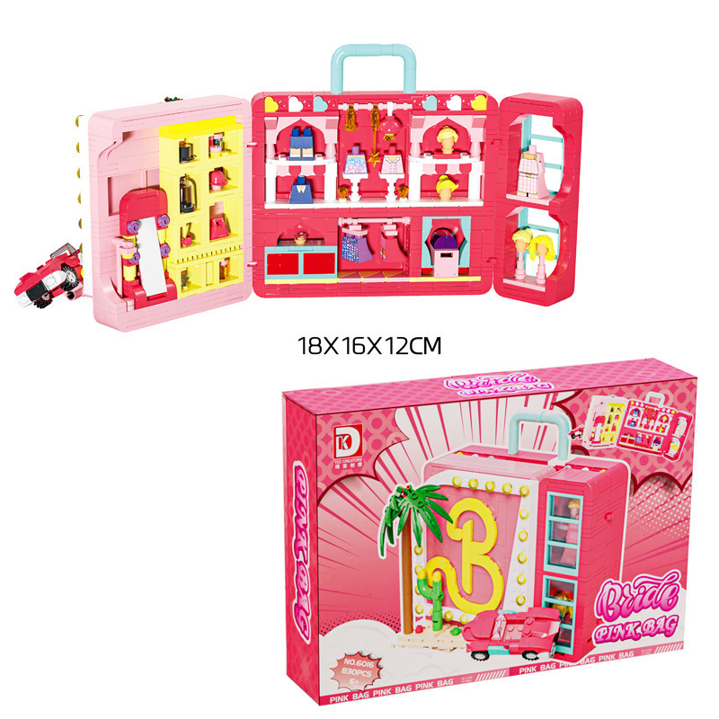 Wholesale Building Blocks Children Toy Dream Touring Bus And Girls Dream Wardrobe Blocks Educational Building Blocks Bricks Set