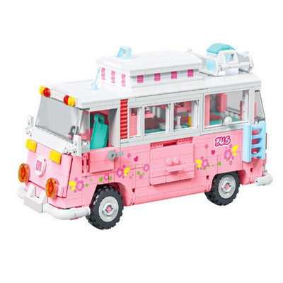 Wholesale Building Blocks Children Toy Dream Touring Bus And Girls Dream Wardrobe Blocks Educational Building Blocks Bricks Set