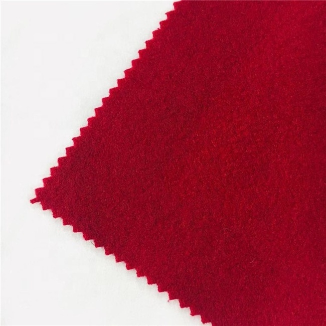 Stock cashmere wool fabric 1meter polyester spandex fabric for cashmere sweater