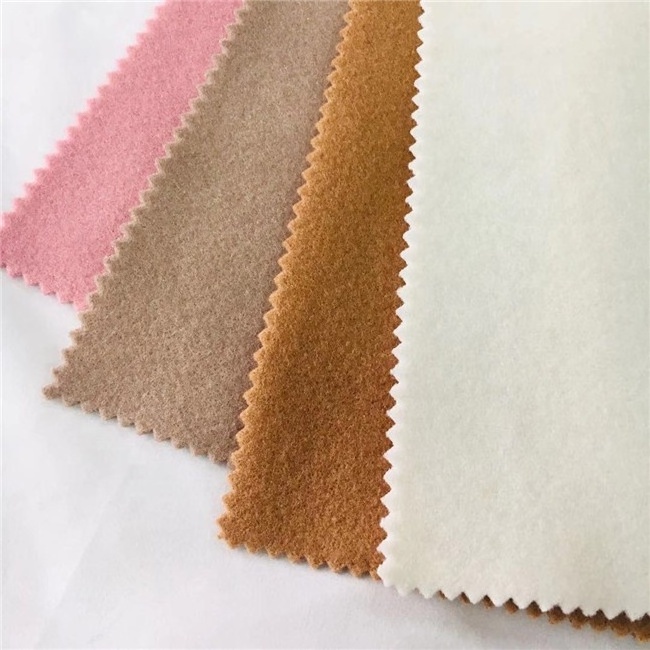 Stock cashmere wool fabric 1meter polyester spandex fabric for cashmere sweater