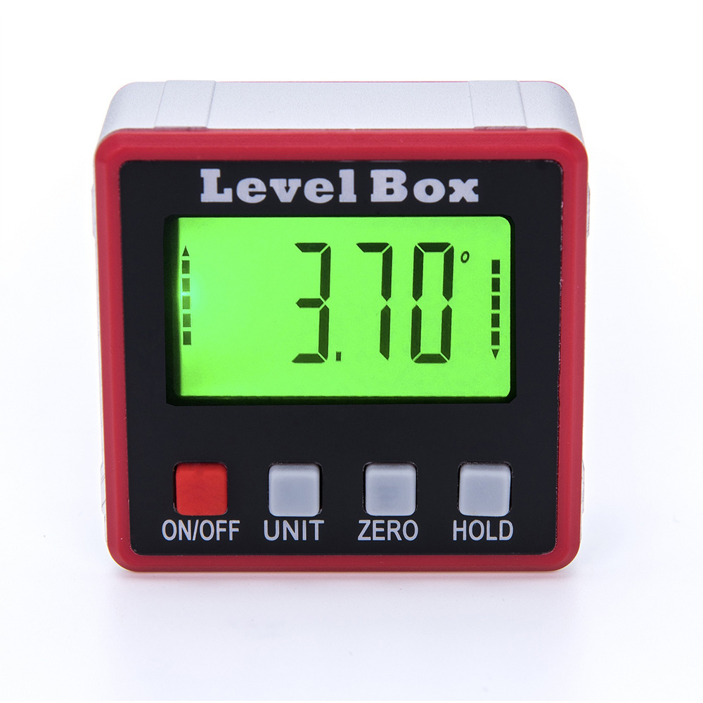 360 degree Multi Function Digital Level Angle Gauge Measuring Digital With Magnetic Base Electronic Universal Bevel Protractor