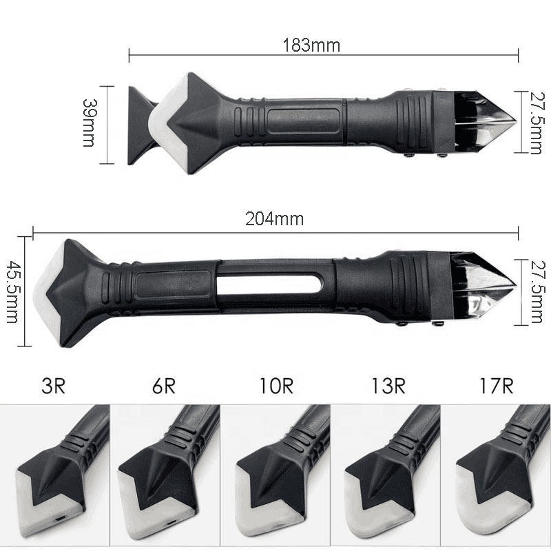 12pcs 3 in 1 Silicone Sealant Grout Removal Tool Stainless Steelhead Caulking Tools Kit