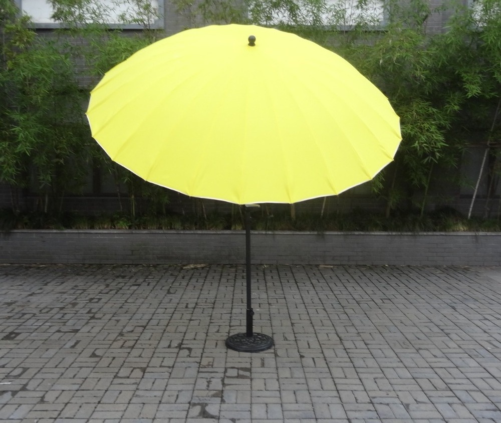 China Manufacturer 24 Ribs Tilt Mechanism Patio Umbrella