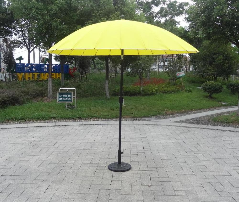 New Arrival 9 feet 2.7 meter Shanghai Parasol Beach Patio Umbrella 24 Ribs Tilt Market Pool Umbrella With UV Protection 50+